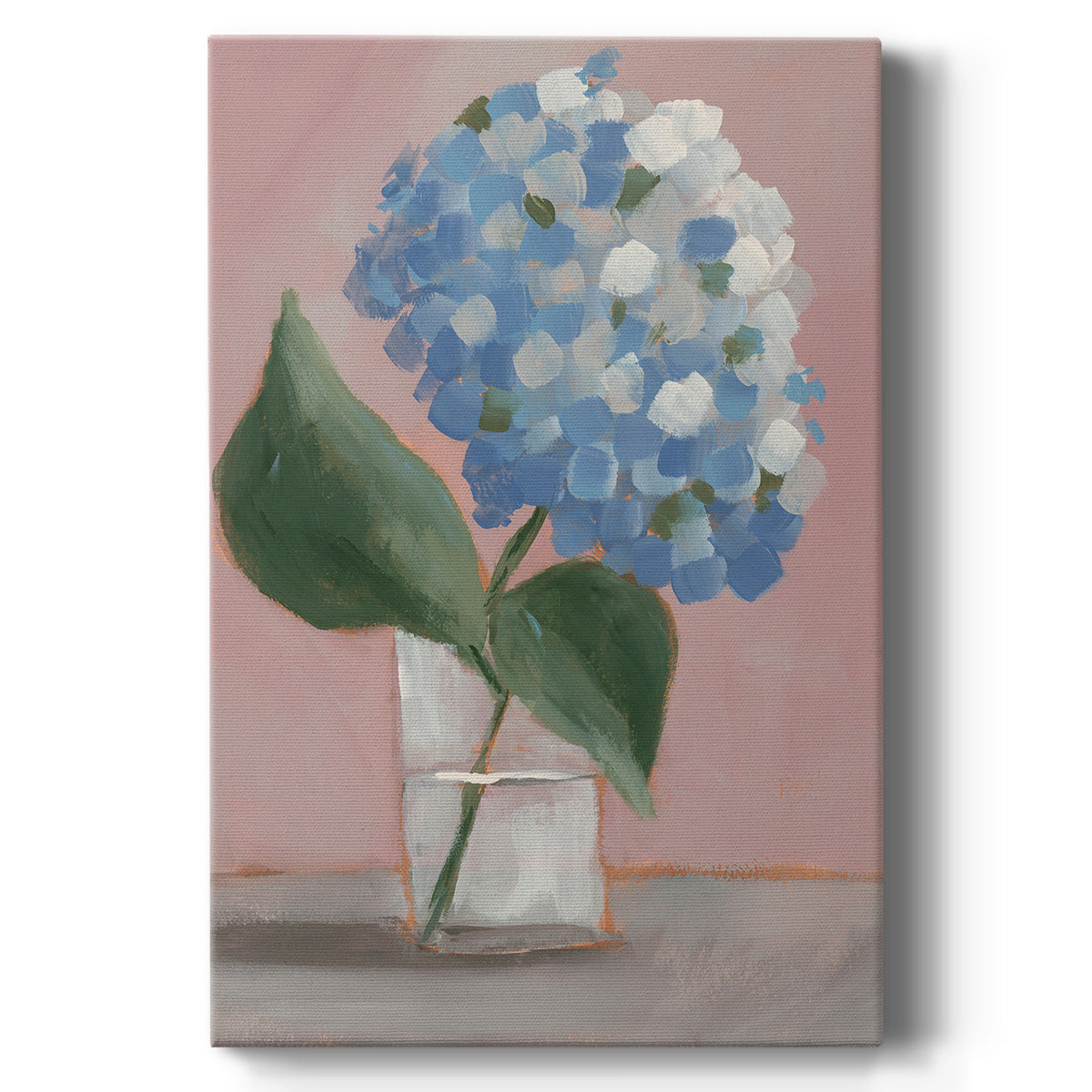 Single Hydrangea II - Canvas Art Print