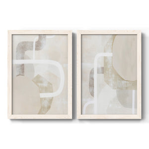Quiet Affection I - Barnwood Framed Canvas Set
