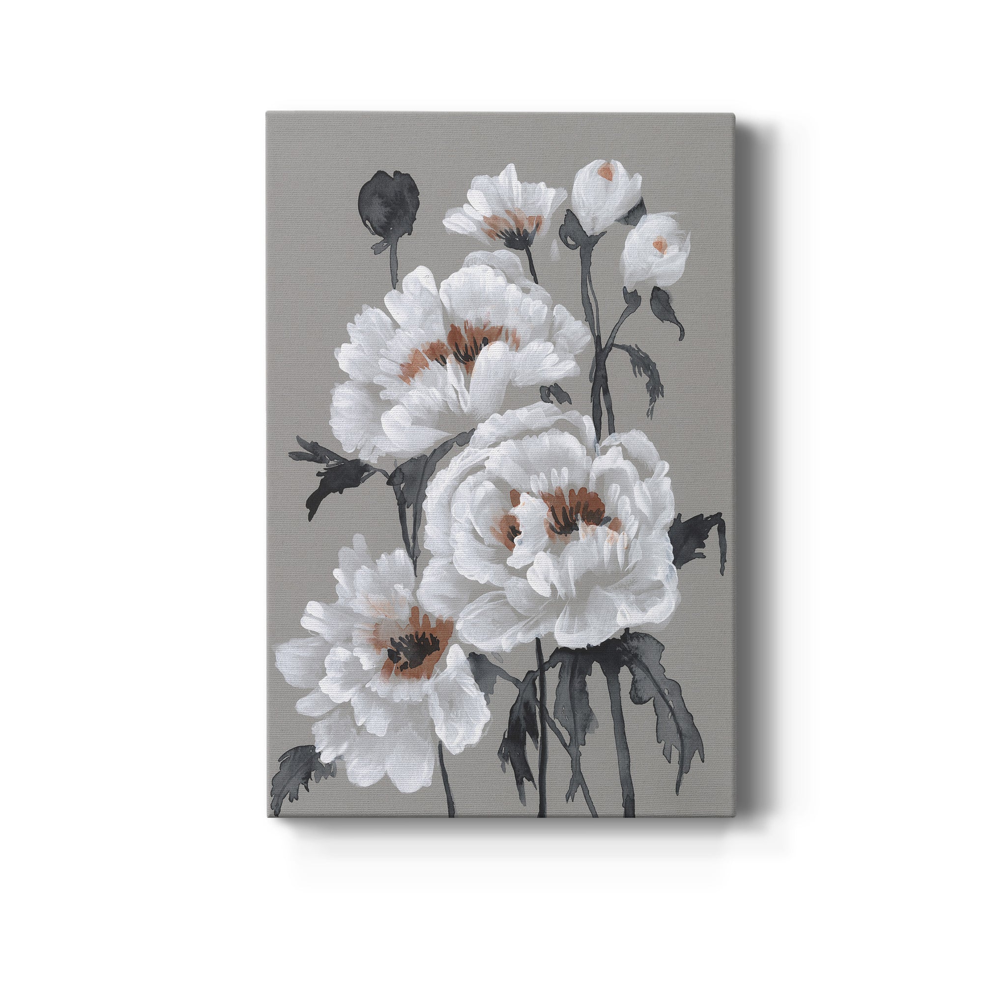 Peony Profusion II Premium Gallery Wrapped Canvas - Ready to Hang