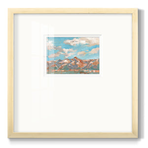 Pastel Western Vista II Premium Framed Print Double Matboard