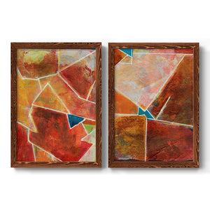 Primary Connection VII - Barnwood Framed Canvas Set