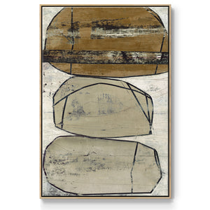 Dim Sum I - Framed Premium Gallery Wrapped Canvas L Frame - Ready to Hang