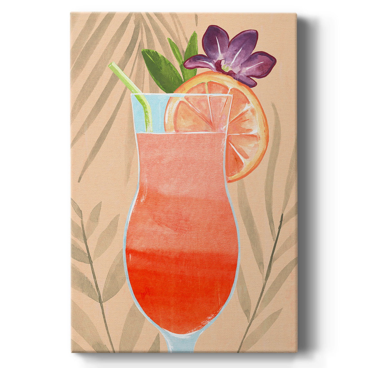 Tropical Cocktail III - Canvas Art Print