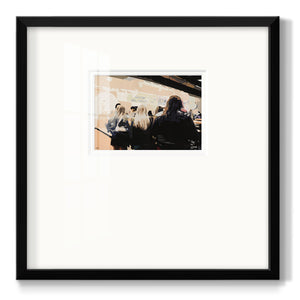 Late Night Queue Premium Framed Print Double Matboard