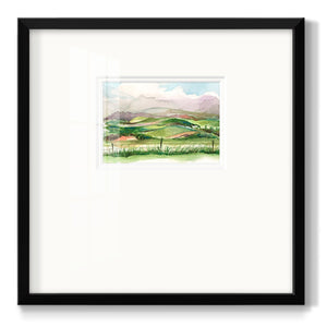 Bennachie Rain II Premium Framed Print Double Matboard