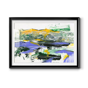 Silent Mountain III - Modern Framed Art Print