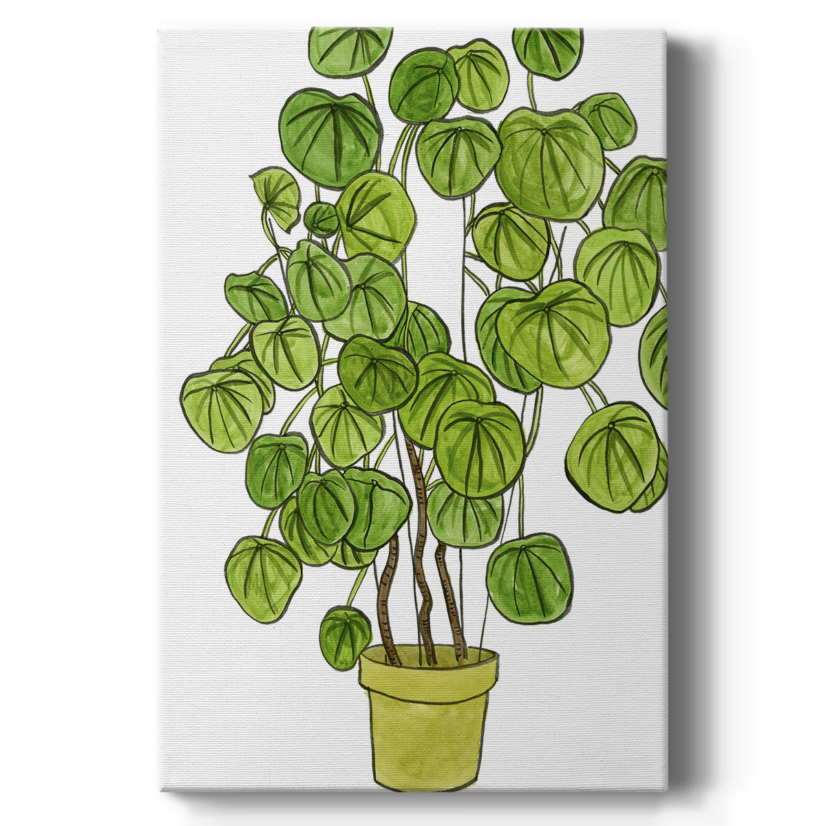 Potted Jungle II Premium Gallery Wrapped Canvas - Ready to Hang