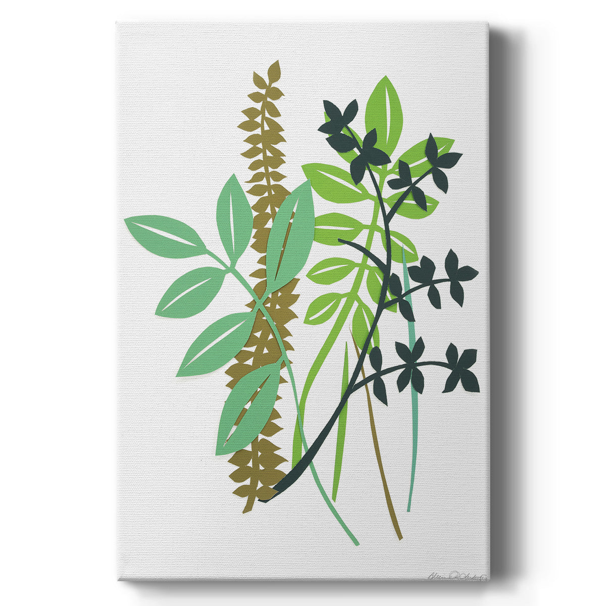 Deckled Hedge Row I - Canvas Art Print