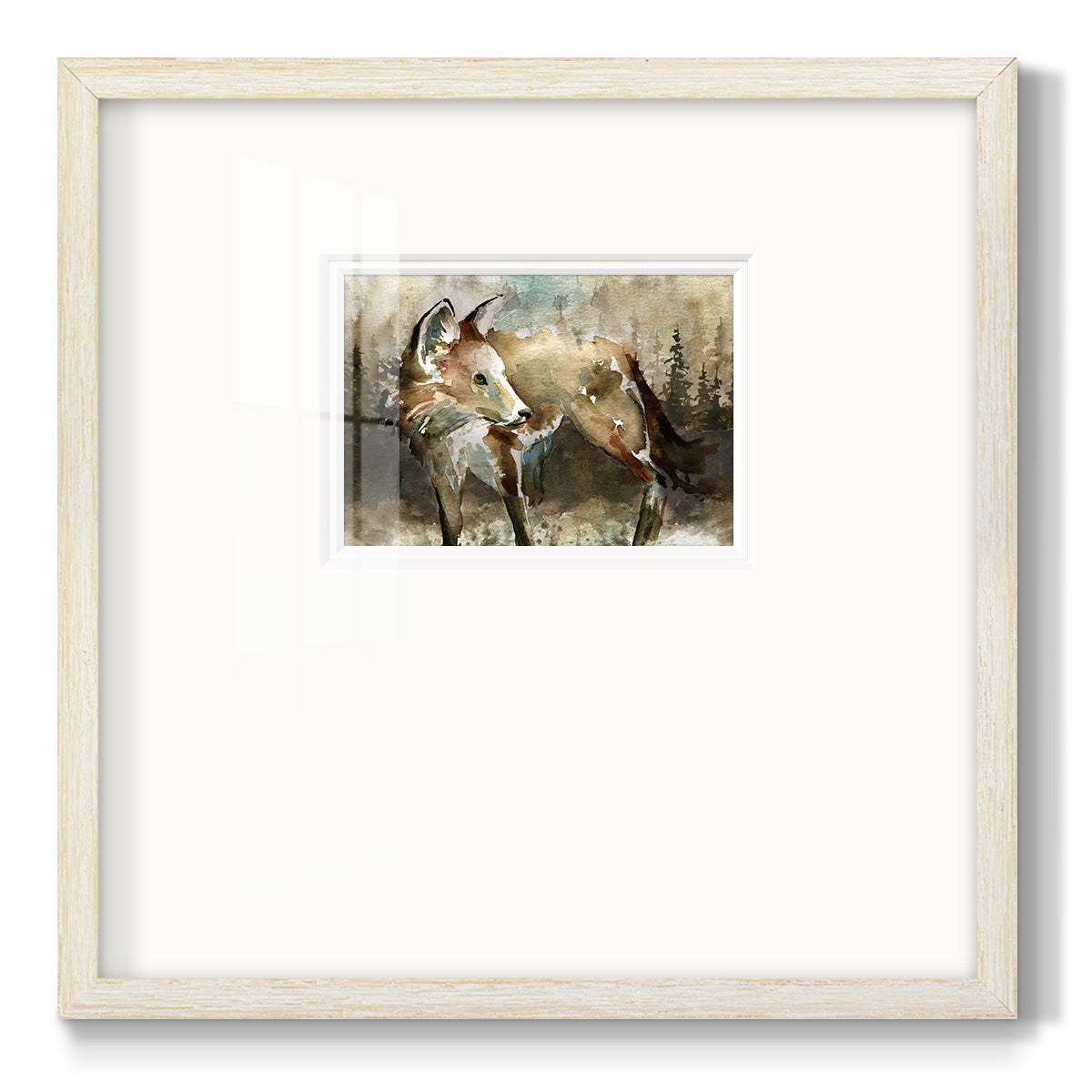 Lodge Twilight I Premium Framed Print Double Matboard