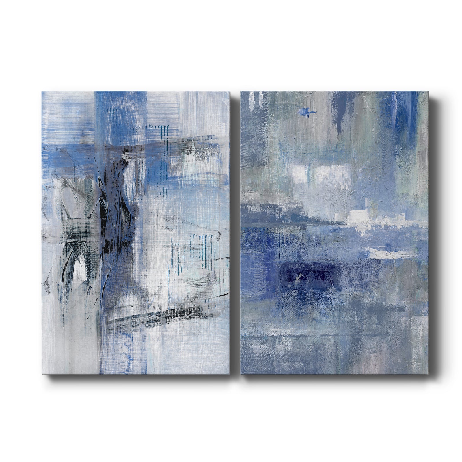 Reflections in Indigo - Canvas Art Set