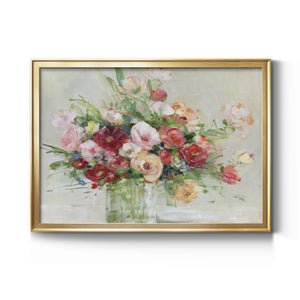 Just Peachy - Modern Framed Canvas Print