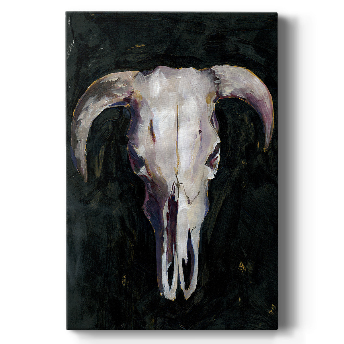 Horned Skull I - Canvas Art Print