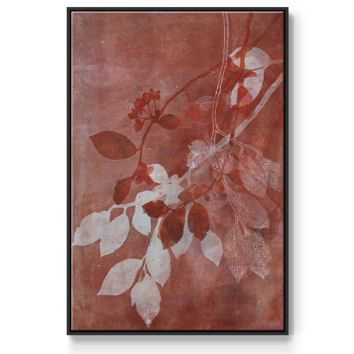 Branching Out XVI - Framed Premium Gallery Wrapped Canvas L Frame - Ready to Hang