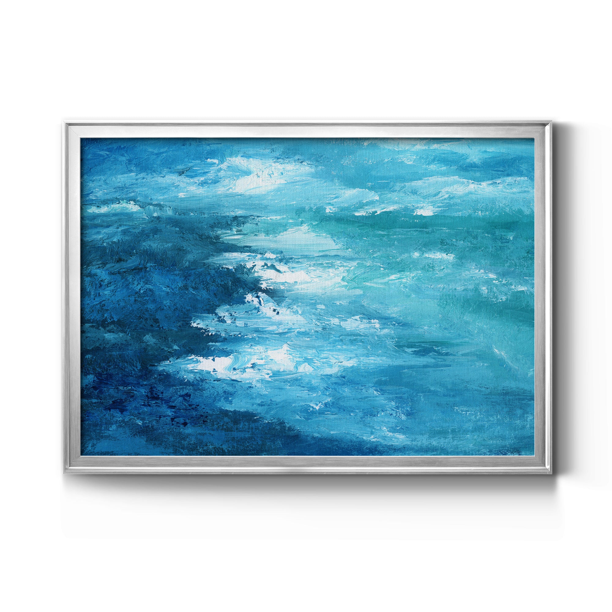 Crashing Waves I Premium Classic Framed Canvas - Ready to Hang