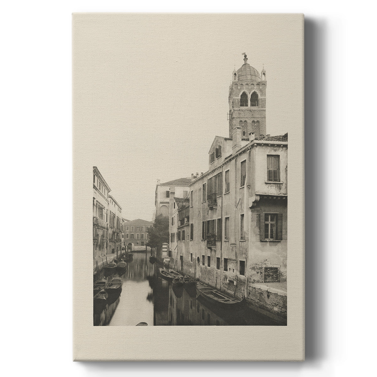 Vintage Views of Venice VII Premium Gallery Wrapped Canvas - Ready to Hang