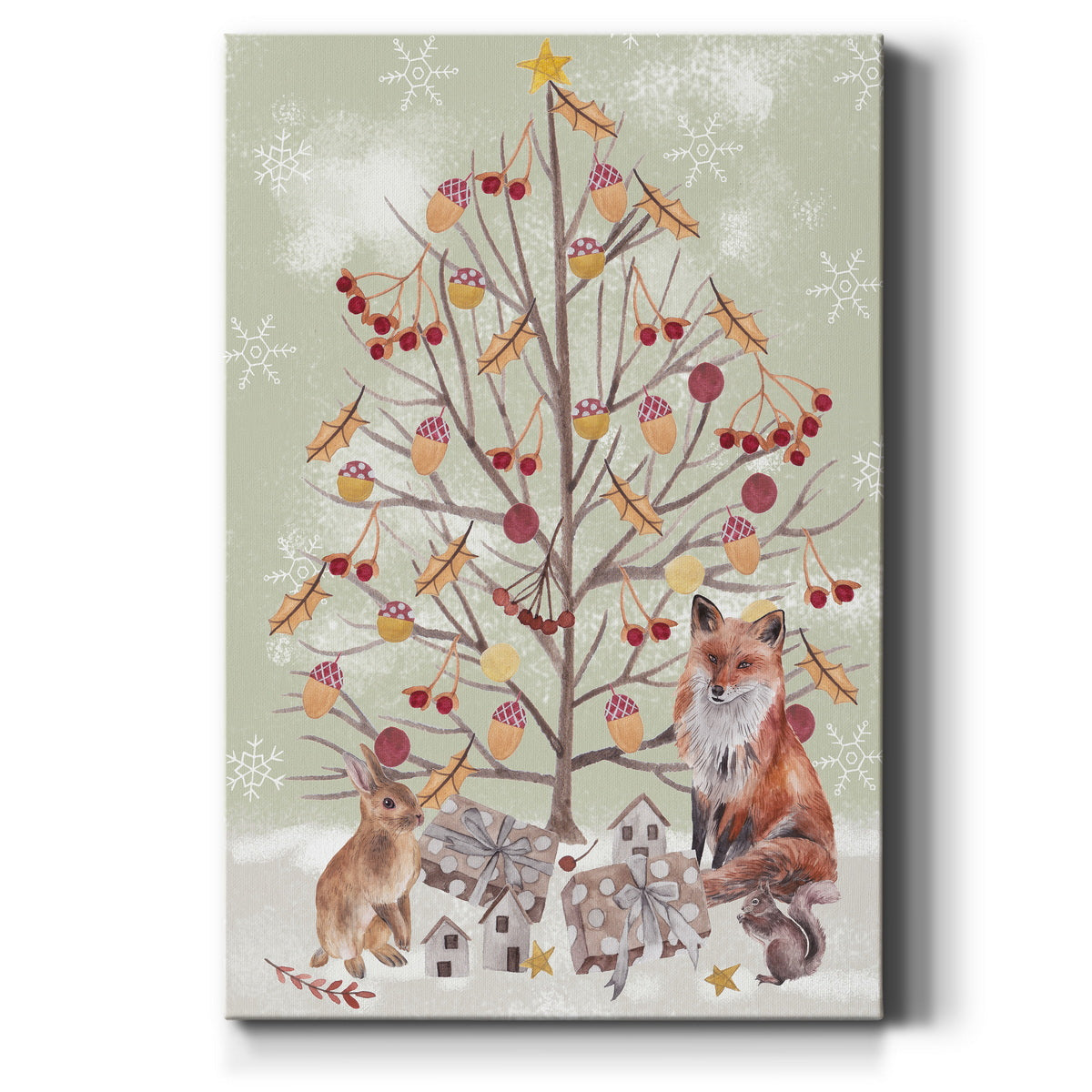 Christmas Time Collection B - Gallery Wrapped Canvas