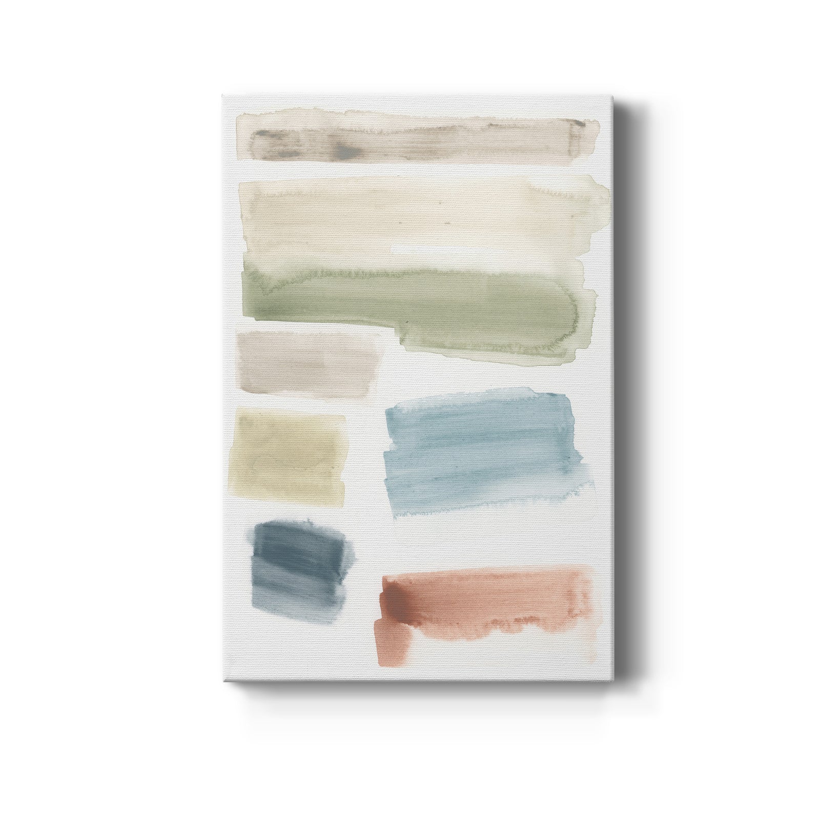 Watercolor Swatches I - Canvas Art Print