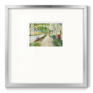 Sunny Side of the Street Premium Framed Print Double Matboard