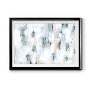 Stone Hatchmarks II - Modern Framed Art Print