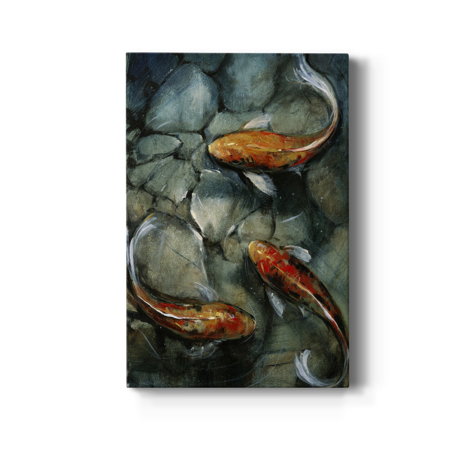 Tres Koi I - Canvas Art Print