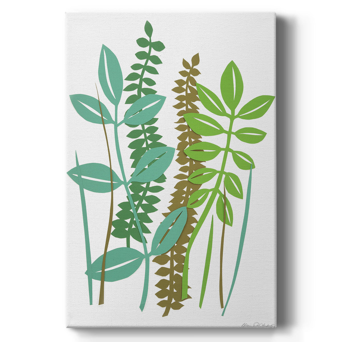 Deckled Hedge Row II - Canvas Art Print