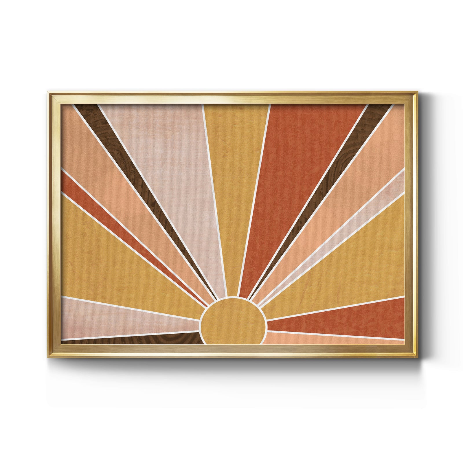 Sedona Sunrise - Modern Framed Canvas Print