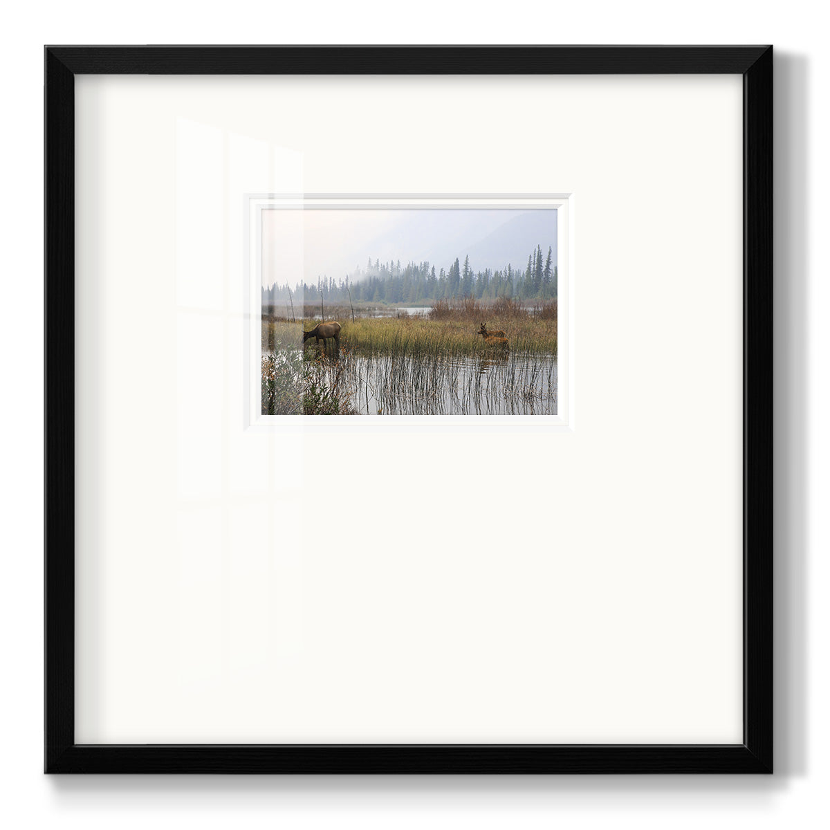 Out With The Twins Premium Framed Print Double Matboard