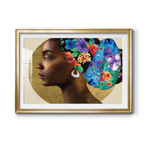 Golden Lady II Premium Framed Print - Ready to Hang