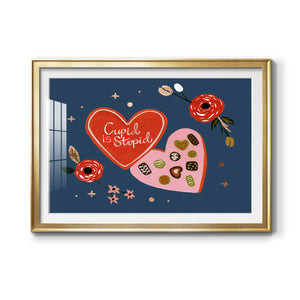 Happy Galentine II - Modern Framed Art Print