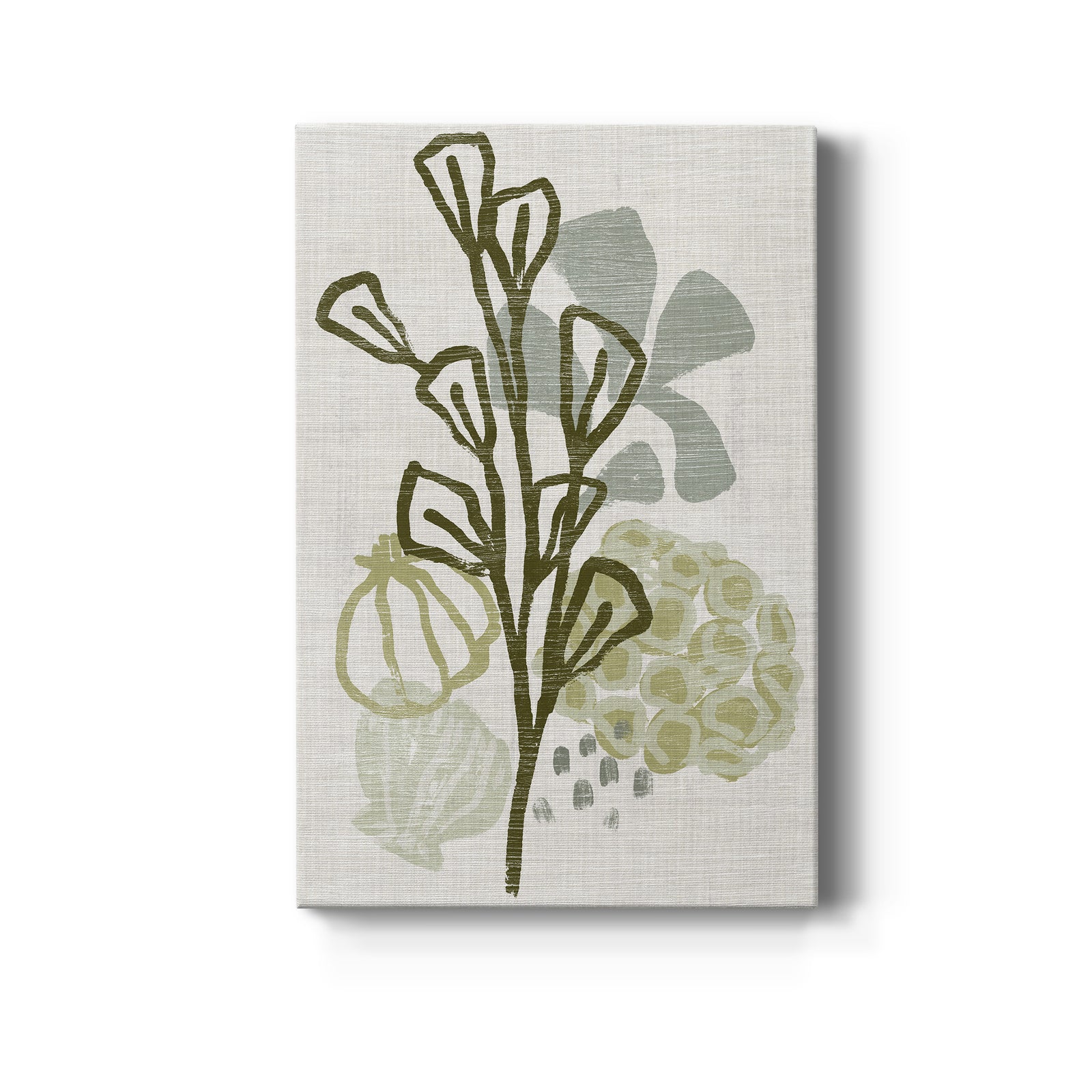 Coral Blockprint II - Canvas Art Print