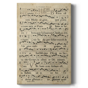 Vellum Songbook IV - Canvas Art Print