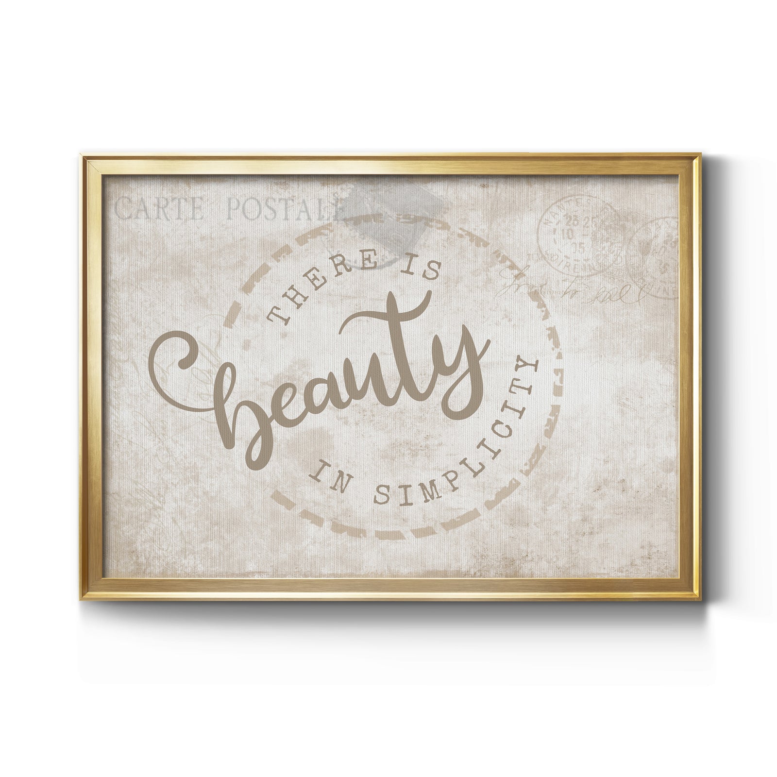 Beauty in Simplicity - Modern Framed Canvas Print