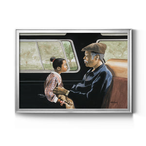 Road Trip II - Modern Framed Canvas Print