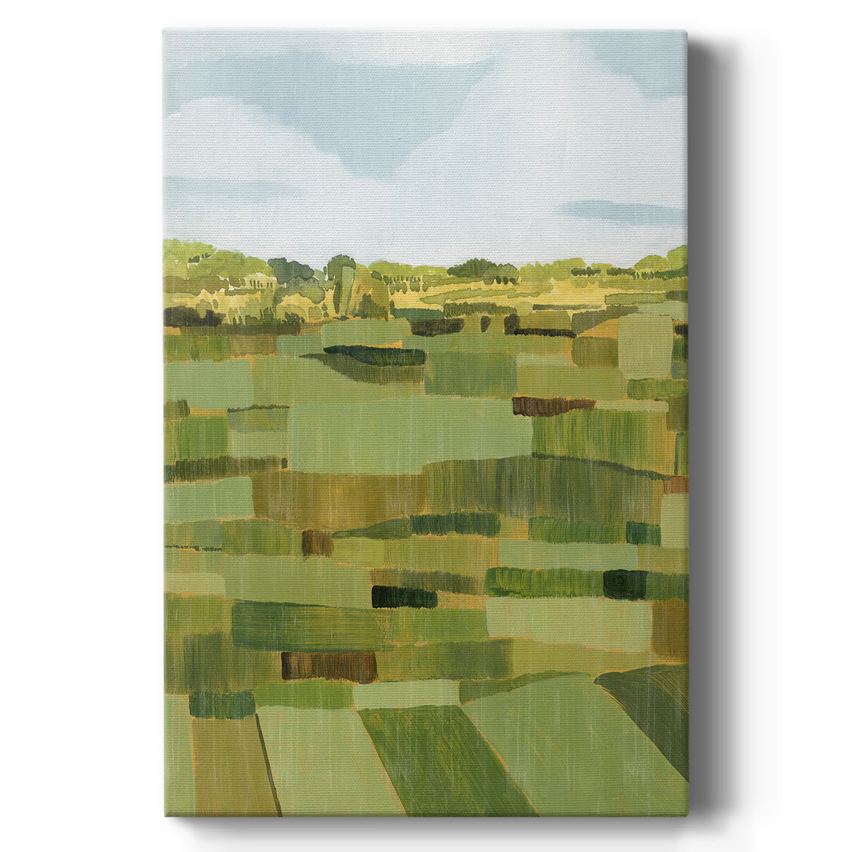 Woven Pasture I - Canvas Art Print