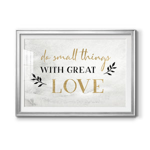 Small Things Gold - Modern Framed Art Print