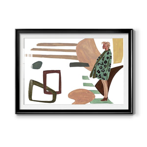 Vintage Vibes V - Modern Framed Art Print