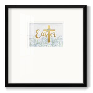 Easter Wildflowers Premium Framed Print Double Matboard