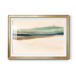 Layered Horizon II - Modern Framed Art Print