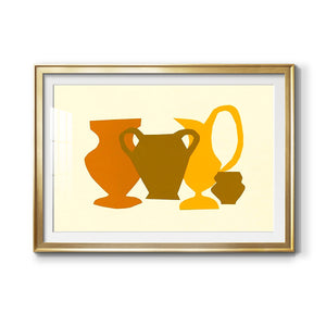 Posing Pottery II - Modern Framed Art Print