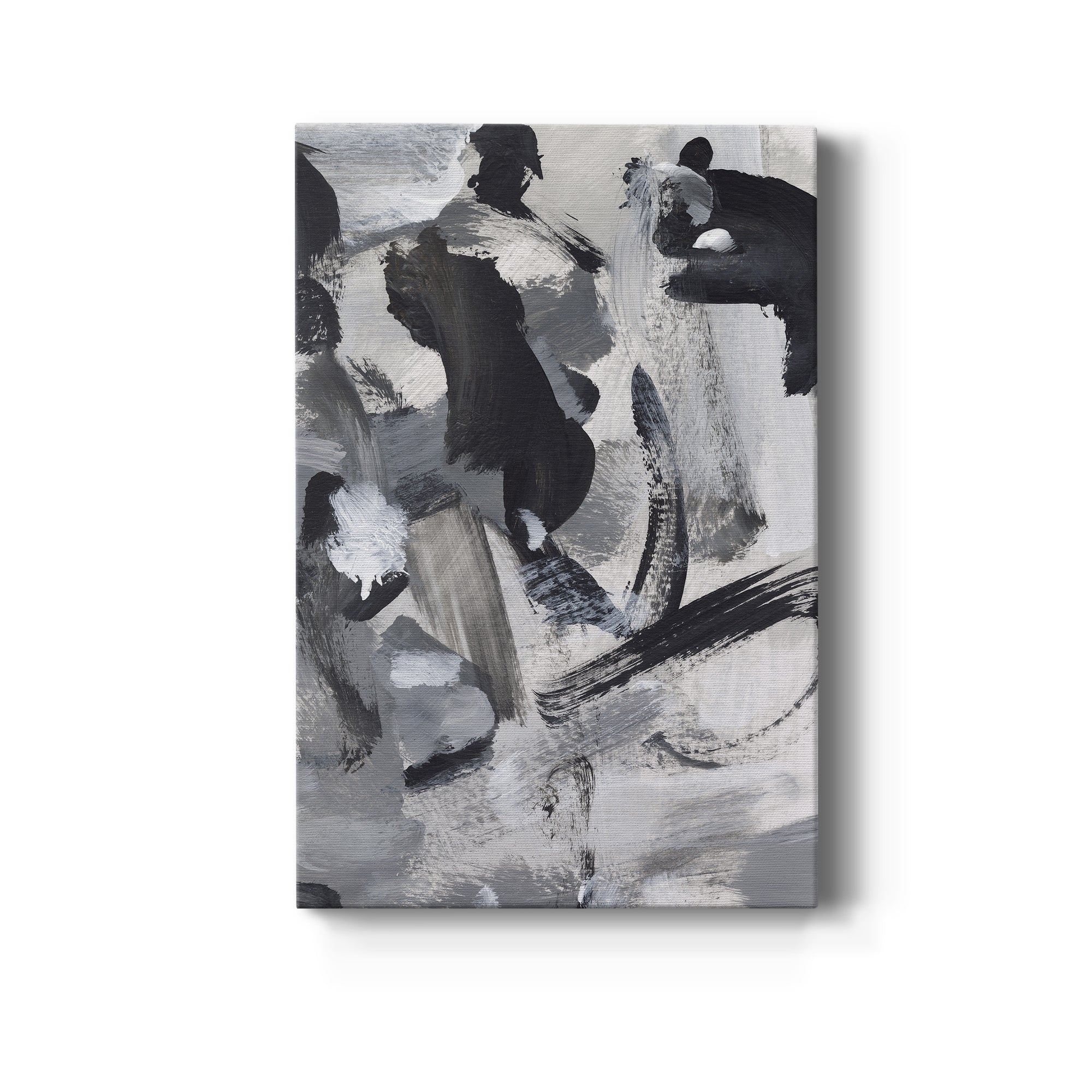 Black & White Mix IV Premium Gallery Wrapped Canvas - Ready to Hang