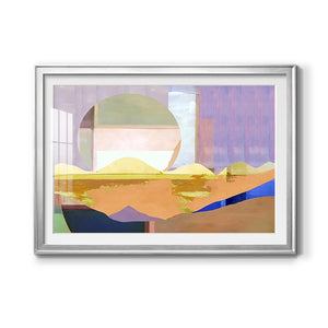 Pink Paint - Modern Framed Art Print