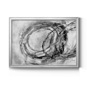 Infinity Rings I - Modern Framed Canvas Print