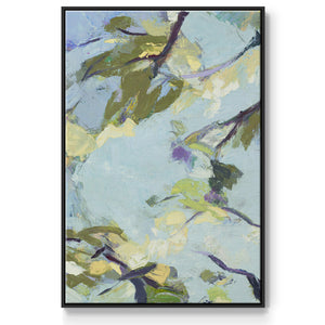Aqua Sky - Framed Premium Gallery Wrapped Canvas L Frame - Ready to Hang