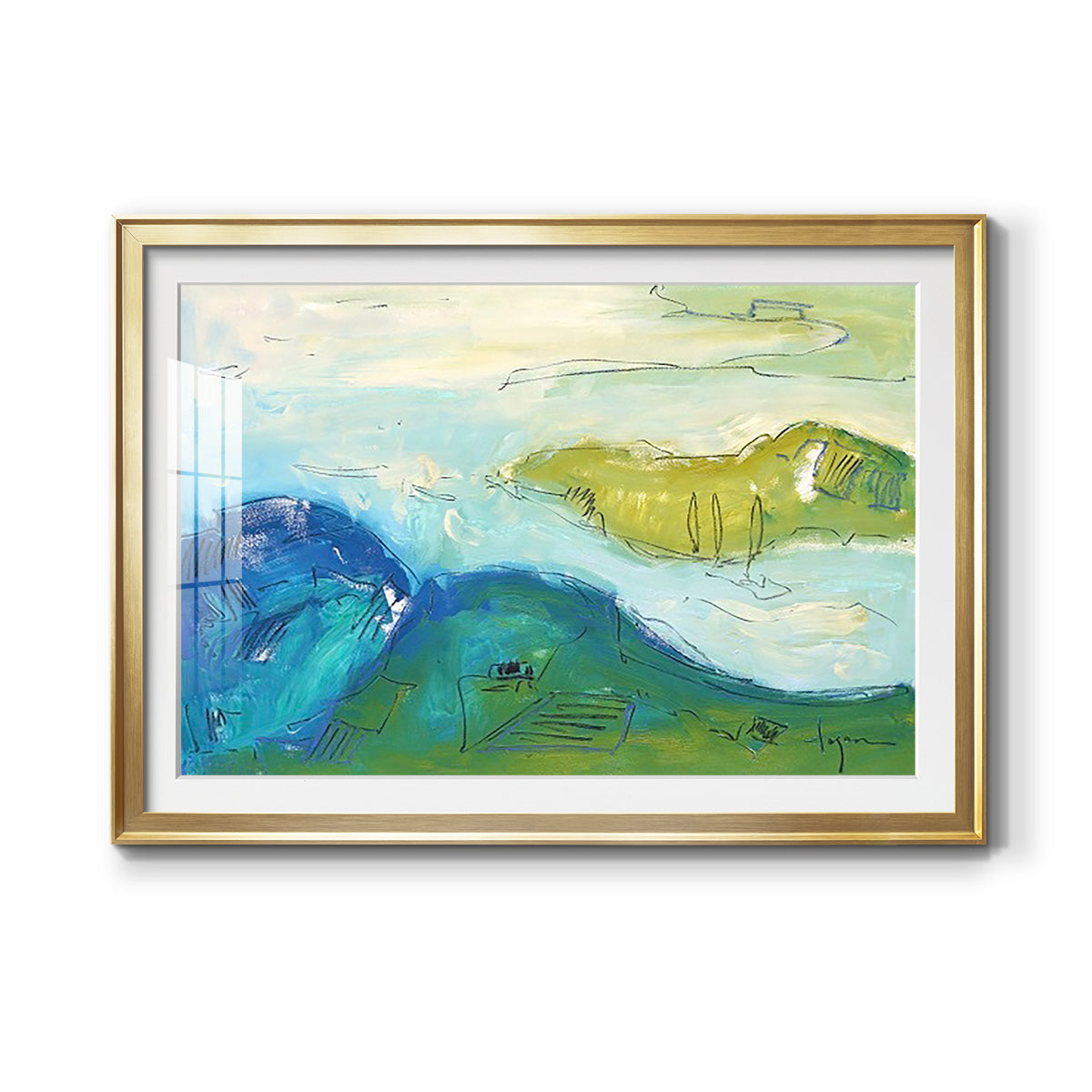Birthing Big Dreams - Modern Framed Art Print