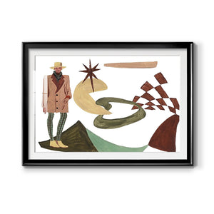 Vintage Vibes IV - Modern Framed Art Print