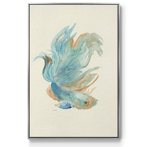 Betta I - Framed Premium Gallery Wrapped Canvas L Frame - Ready to Hang