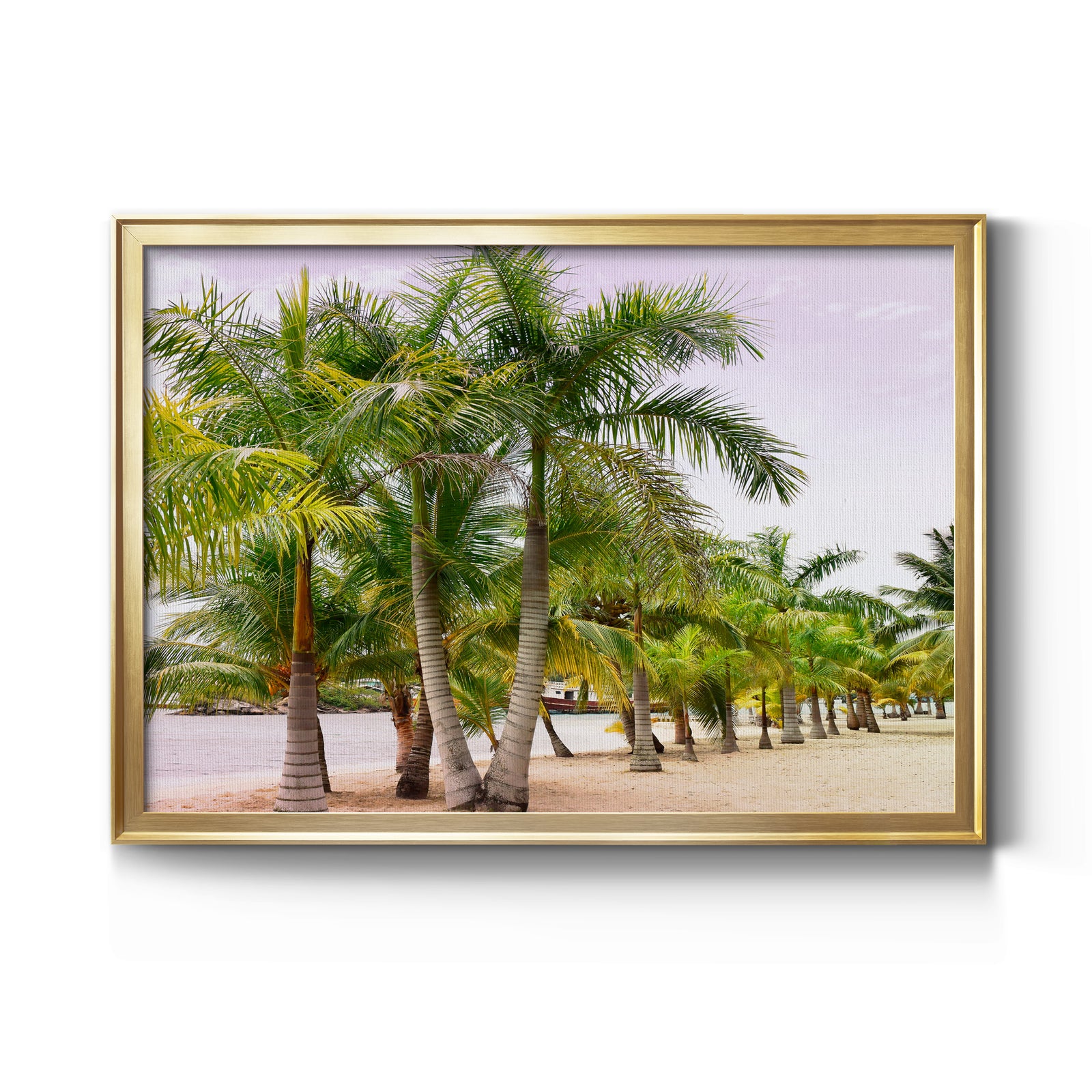 Summer Day - Modern Framed Canvas Print