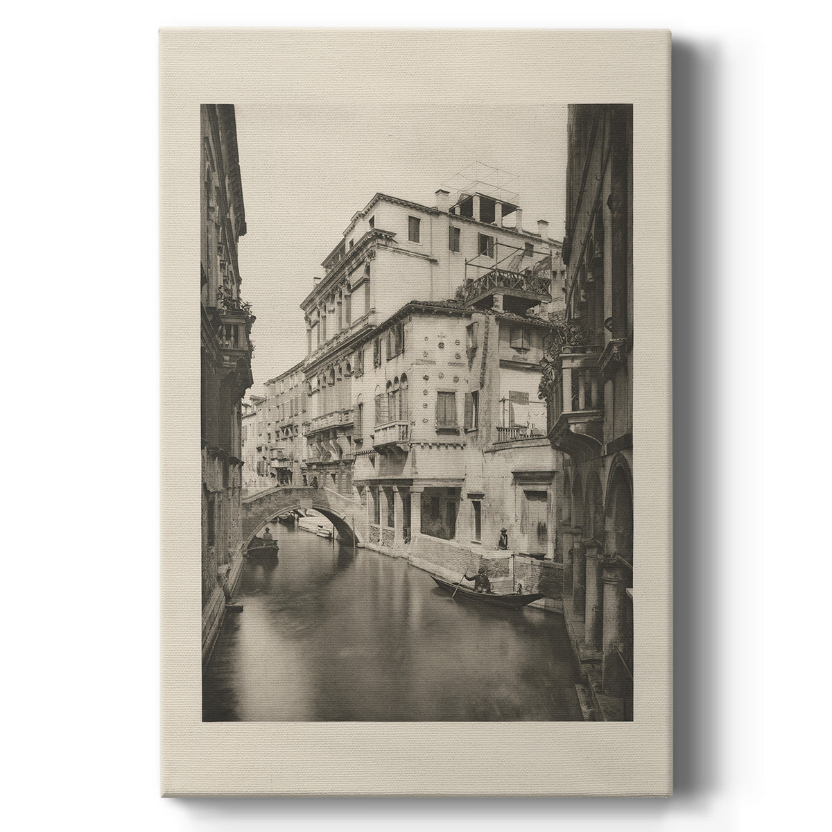 Vintage Views of Venice VI Premium Gallery Wrapped Canvas - Ready to Hang