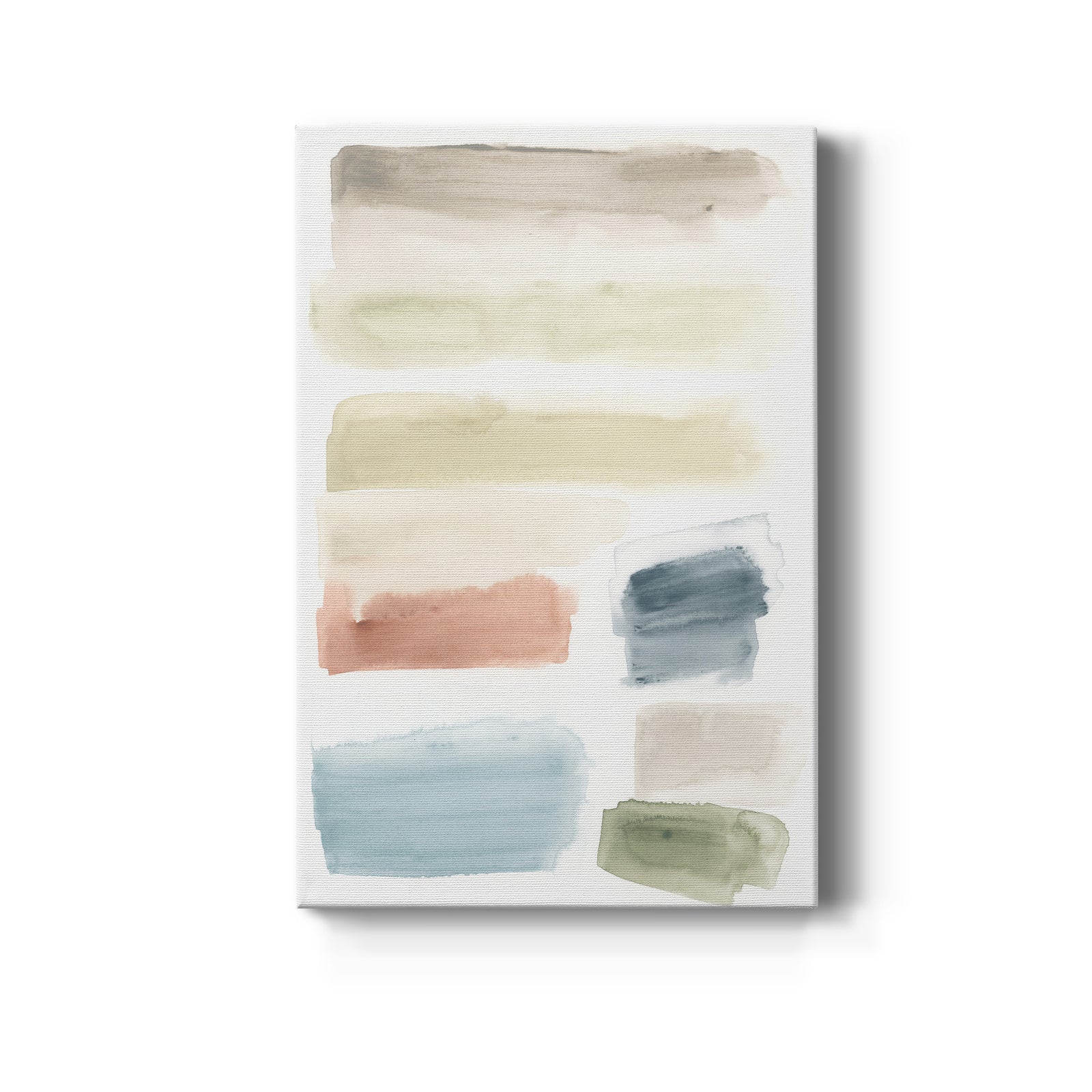 Watercolor Swatches II - Canvas Art Print