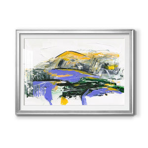 Silent Mountain V - Modern Framed Art Print
